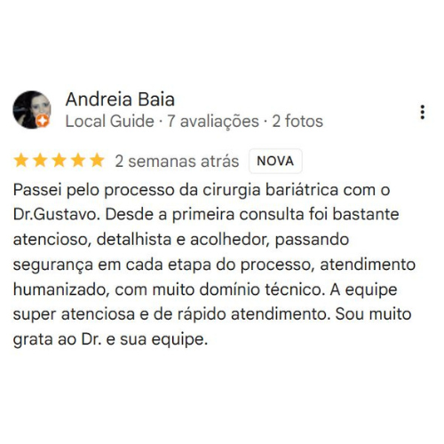 Depoimento Google Dr. Gustavo Castro
