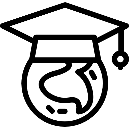 Ícone de formação internacional